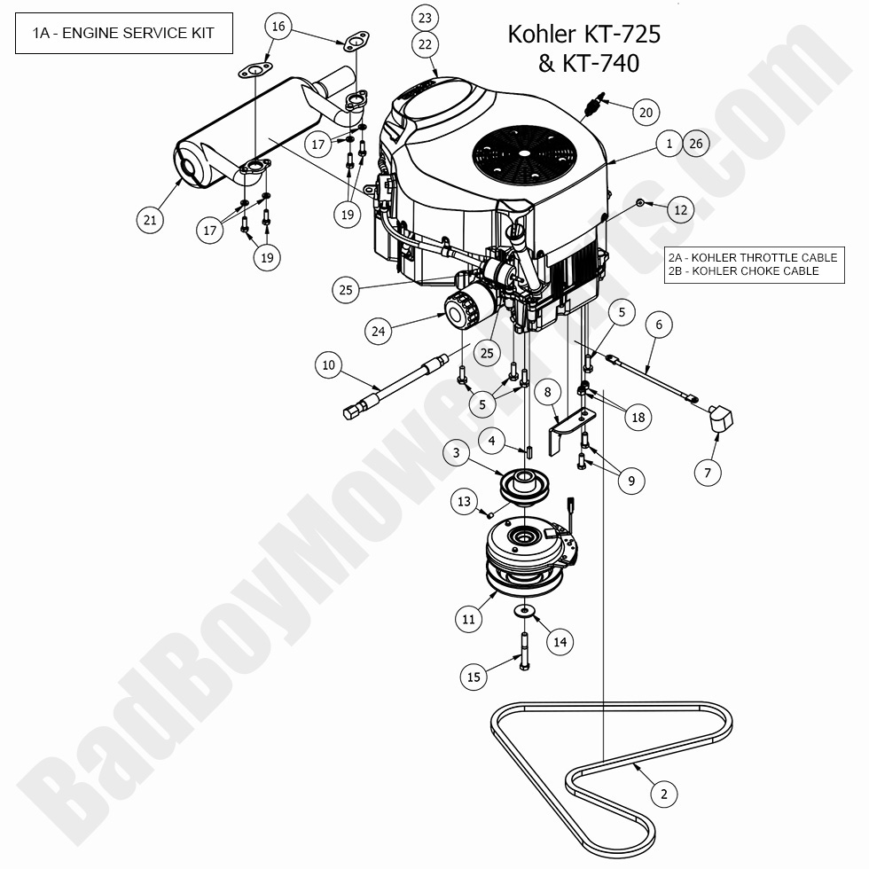 2017 MZ & MZ Magnum - Engine - Kohler KT725 & KT740